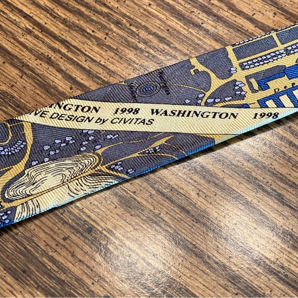 Civitas Washington 1998 Cityscape Silk Necktie - Picture 8 of 8